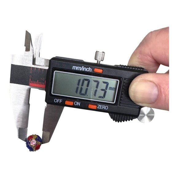 Lot of 10 Handcrafted Lampwork Glass Beads Mixed Color Artisan Jewelry Making - Picture 12 of 12